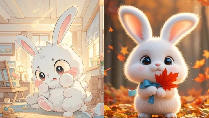 100 Ảnh Thỏ Cute Chibi Tuyển Tập Đáng Yêu Nhất Thế Giới