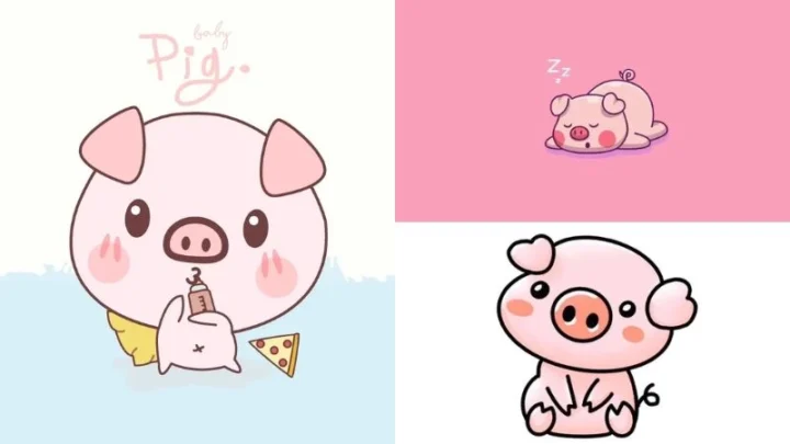 100 Ảnh Heo Cute Chibi: Nét Dễ Thương Đốn Tim Mọi Ánh Nhìn