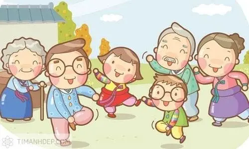 100 Ảnh Chibi Hoạt Hình Gia Đình Hạnh Phúc Đầy Ấm Áp