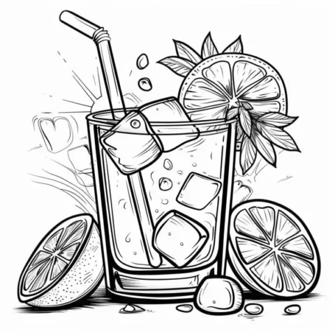 Khám phá tranh tô màu đồ uống đẹp mắt, giúp bé yêu sáng tạo mỗi ngày.