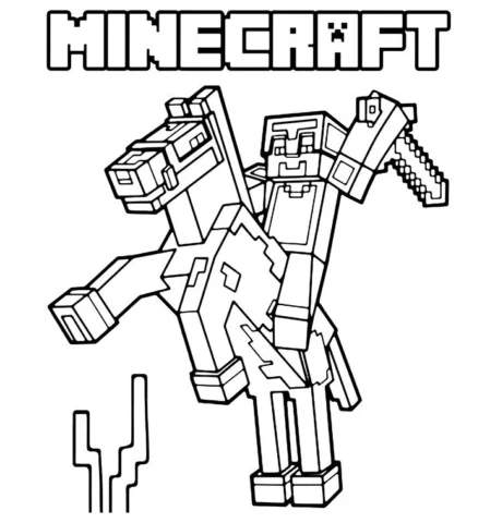Khám phá tranh tô màu Minecraft độc đáo, giúp bé sáng tạo hơn mỗi ngày!