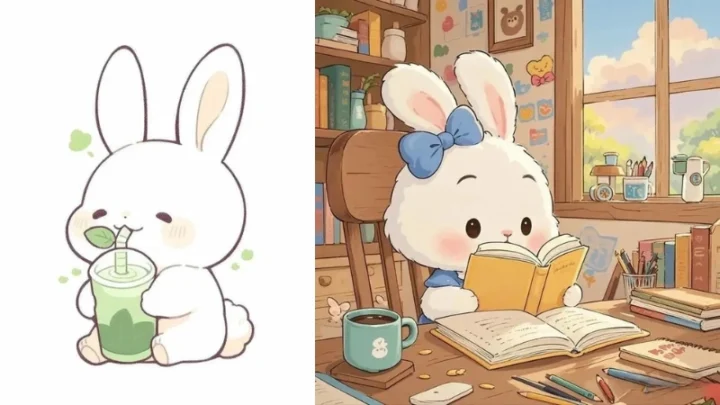 100 Ảnh Con Thỏ Chibi Dễ Thương Nhất Để Tải Về Ngay