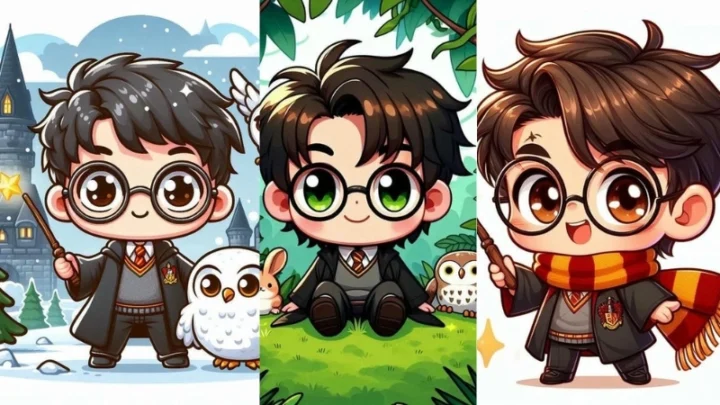 100 Ảnh Harry Potter Chibi Đáng Yêu Nhất, Tải Về Miễn Phí