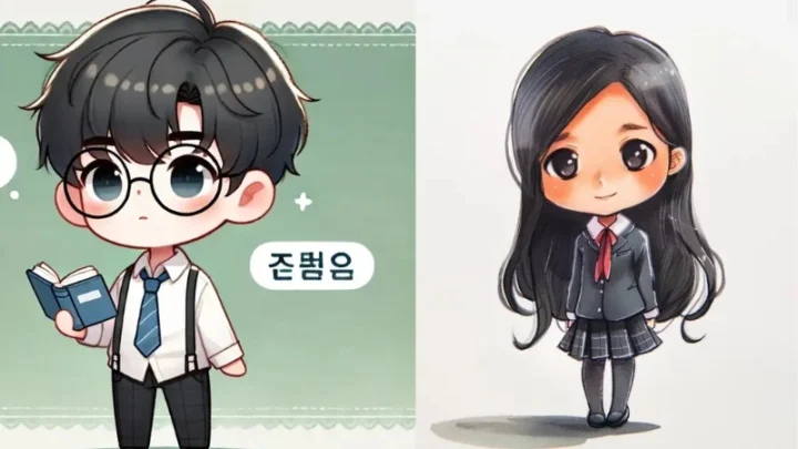 100 Ảnh Học Sinh Chibi Dễ Thương, Tinh Nghịch Tuổi Học Trò