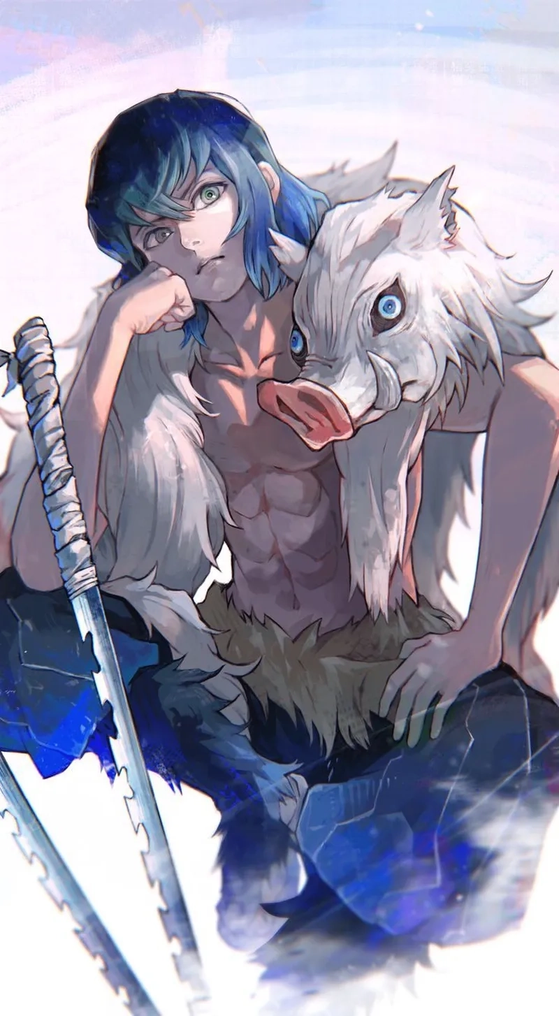 inosuke-12 Bí ẩn và thú vị xoay quanh Inosuke Kimetsu no Yaiba