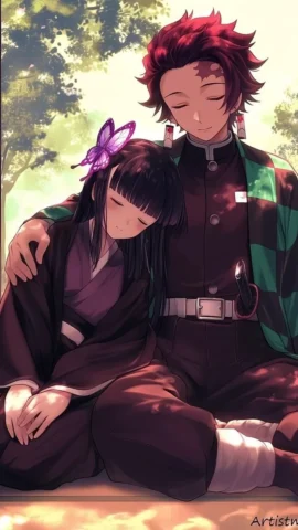 kanao-30 Trang trí màn hình với Tanjiro x Kanao wallpaper