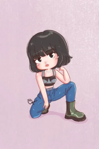 100 Ảnh Lisa Chibi Độc Đáo Nhất Thế Giới Đáng Yêu Dành Cho Fan