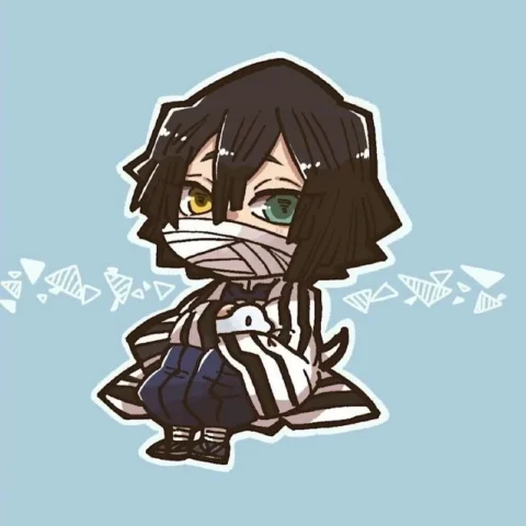 obanai-17 Phiên bản chibi dễ thương của Iguro Obanai Chibi