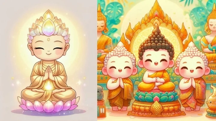 100 Ảnh Phật Chibi Dễ Thương, Bình An Nhất Để Tải Về Miễn Phí