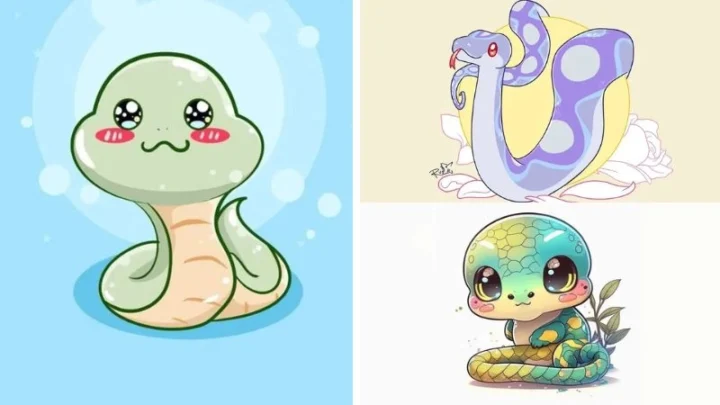 100 Ảnh Rắn Chibi Dễ Thương Nhất Thế Giới Vô Cùng Ngộ Nghĩnh