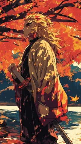 rengoku-02 Đắm chìm trong ánh nhìn rực lửa của hình ảnh Rengoku