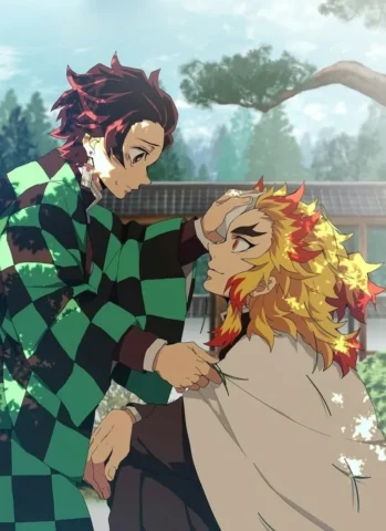 rengoku-25 Gắn kết số phận qua Tanjiro x Rengoku