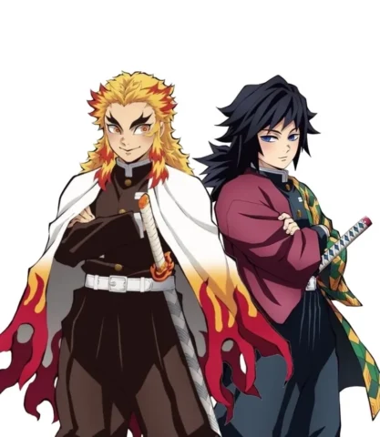 rengoku-34 Cặp đôi được fan yêu thích nhất Demon Slayer Giyuu x Rengoku