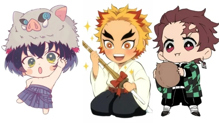 100 Ảnh Thanh Gươm Diệt Quỷ Chibi Dễ Thương Gây Sốt Cộng Đồng