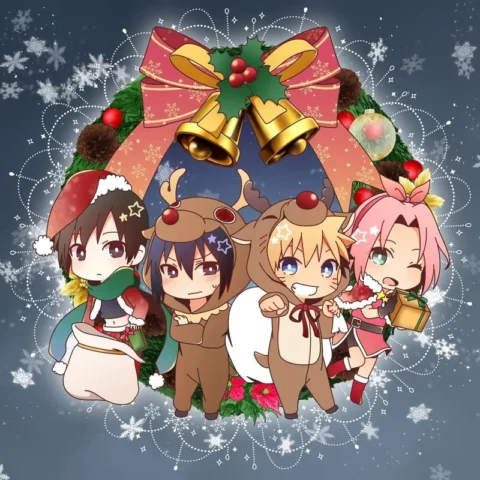 100 Ảnh Chibi Anime Giáng Sinh Cute Tuyệt Đẹp Không Thể Bỏ Lỡ