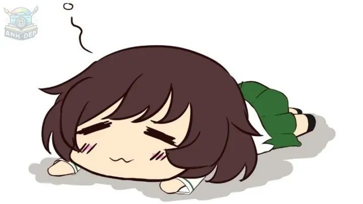 Cute ảnh chibi buồn và đôi mắt mơ màng