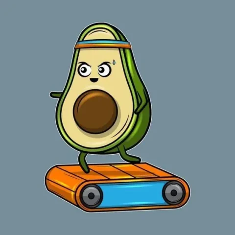 Avatar quả bơ cute, mang đến phong cách dễ thương và ngọt ngào