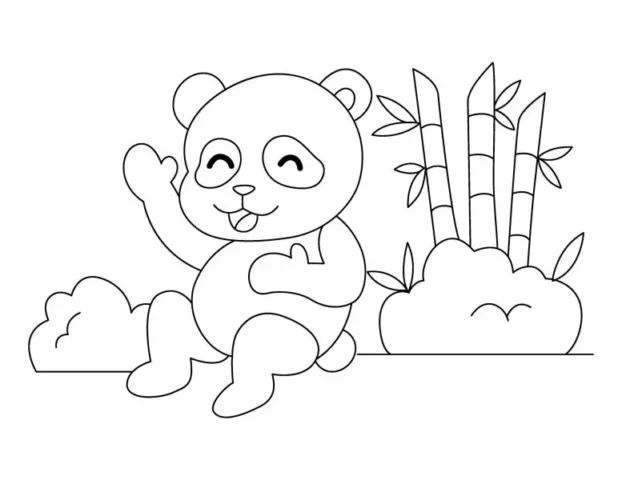 Khuyến khích bé tô màu gấu dâu để giúp bé phát triển trí tuệ qua mỗi nét vẽ.