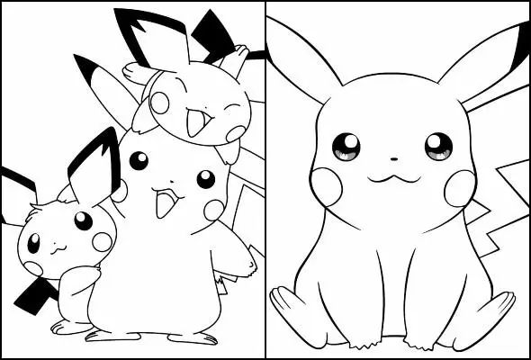 Khám phá bộ tranh tô màu pokemon dễ thương cho bé yêu!