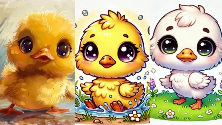 100 Ảnh vịt chibi cute nhất, đa dạng phong cách, chất lượng cao