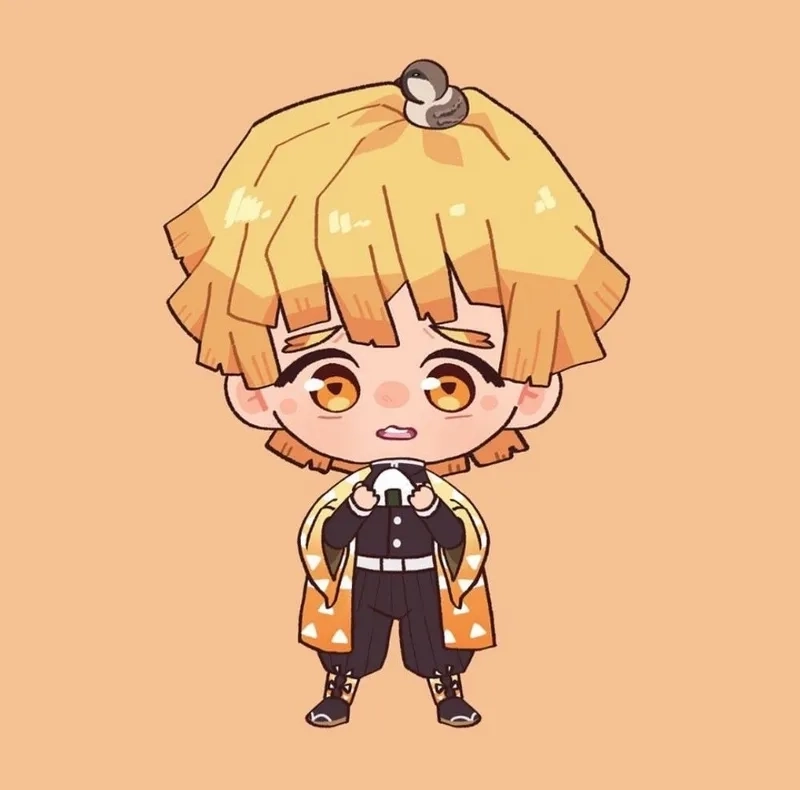 zenitsu-40 Tải ngay hình Zenitsu chibi cực dễ thương